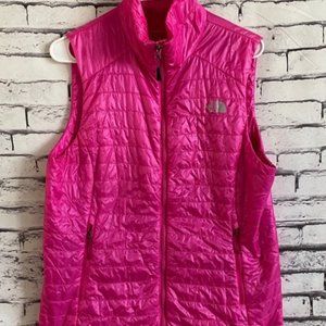 The  North Face THERMOBALL  Hot Pink Zip-Up  Vest